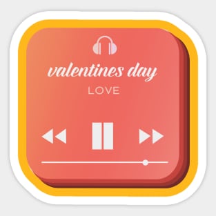 music love valentines day Sticker